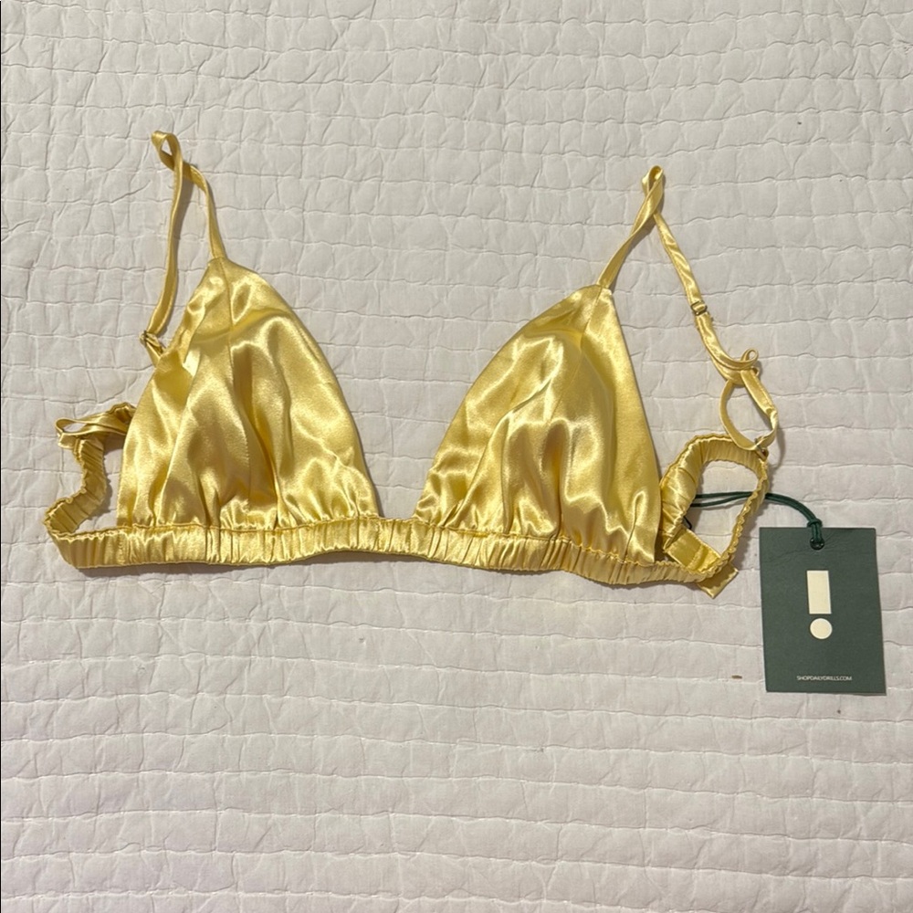 Daily Drills Yellow Bralette